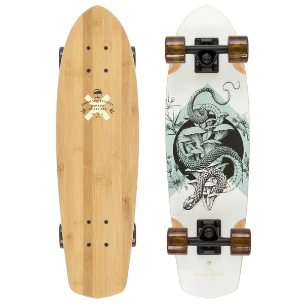 Arbor Pocket Rocket Bamboo Complete Longboard - 2024