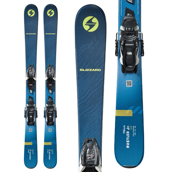 Blizzard Rustler Twin Jr. Skis + FDT Bindings - 2025 - Youth