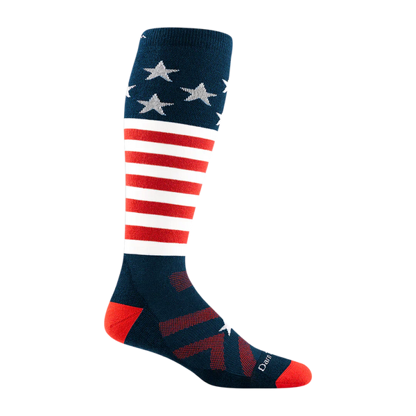 Darn Tough Captain Stripe Midweight Ski Socks 1818 - Men's