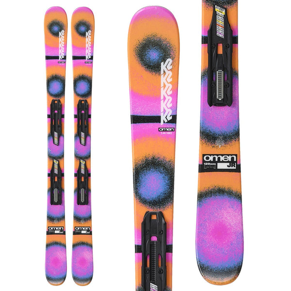 K2 Omen Jr Skis + FDT Bindings - 2025 - Kids