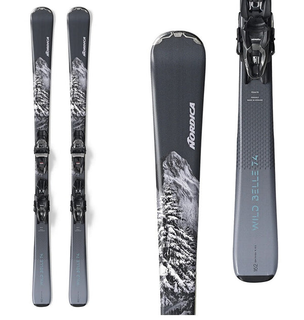 Nordica Wild Belle 74 Skis + Compact 10 - 2025 - Women's