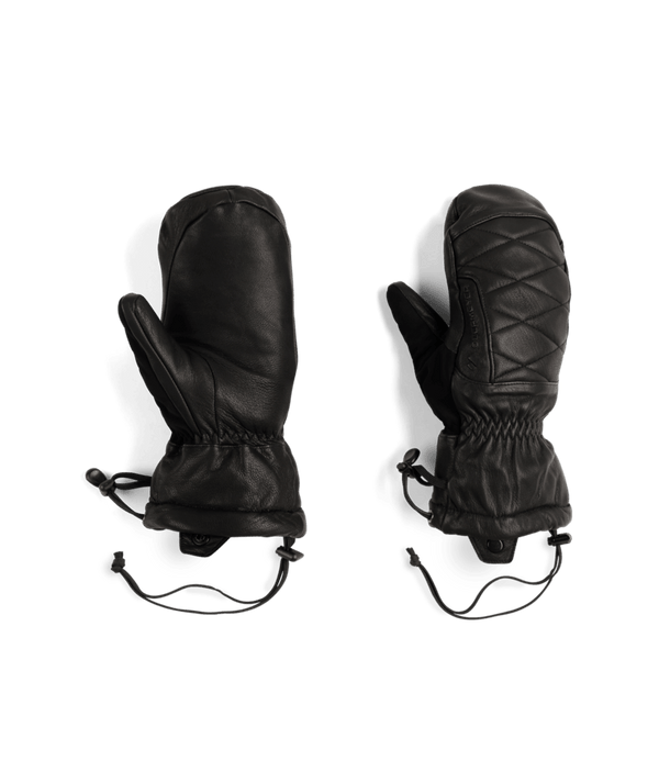 Obermeyer Leather Down Mittens - Women's