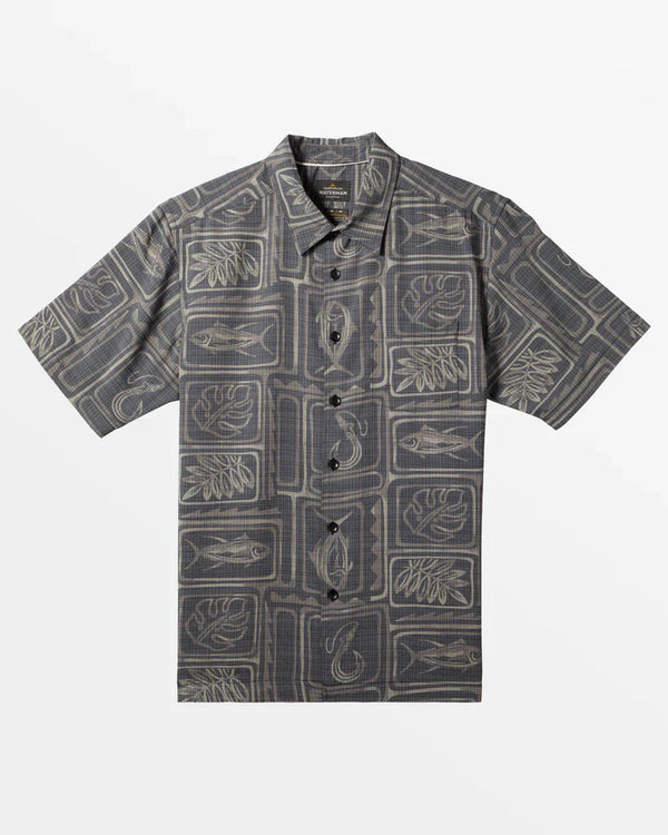 Quiksilver Waterman Framed Fish Short Sleeve Shirt - Men's