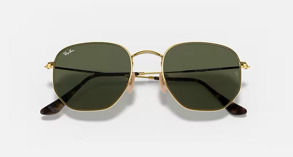 Ray Ban Hexagonal Flat Lens Sunglasses - 2024