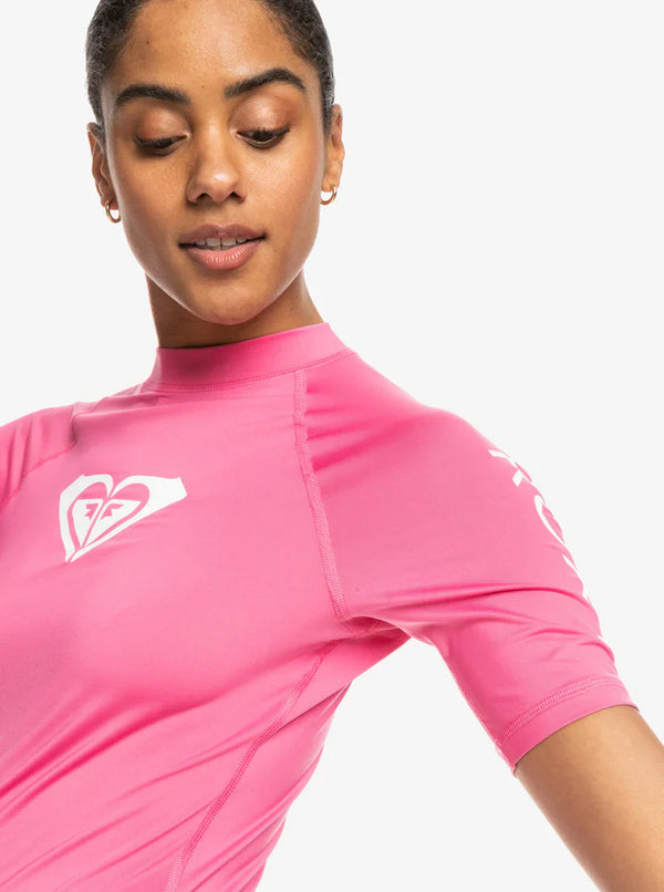 Roxy Whole Hearted Short Sleeve Rashguard - Women's