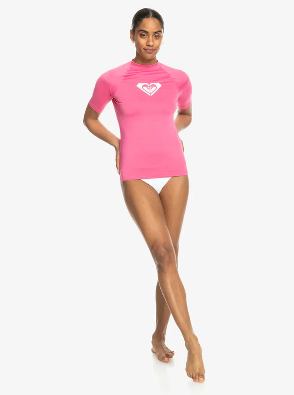 Roxy Whole Hearted Short Sleeve Rashguard - Women's