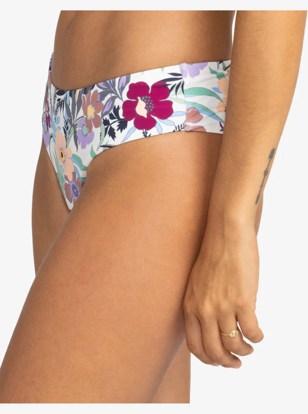 Roxy Printed Beach Classics V-Shape Cheeky Bikini Bottom - Women's