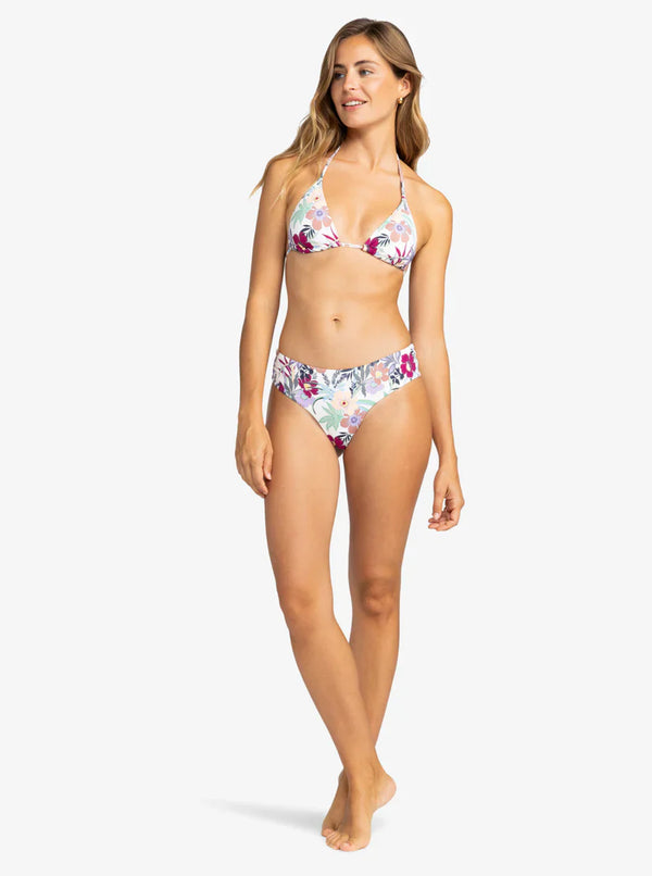 Roxy Printed Beach Classics V-Shape Cheeky Bikini Bottom - Women's