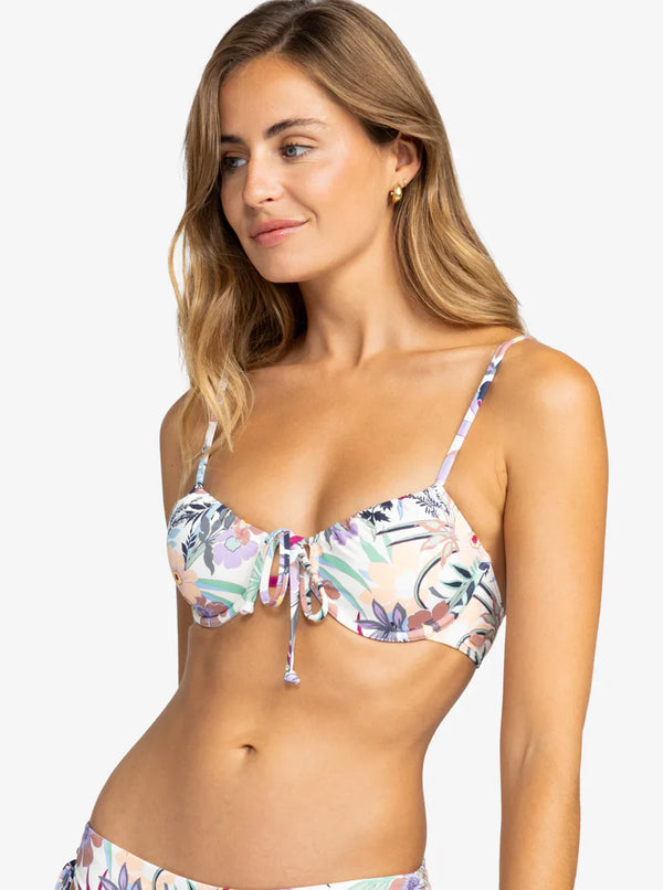 Roxy Printed Beach Classics Underwired Bikini Top - Women's