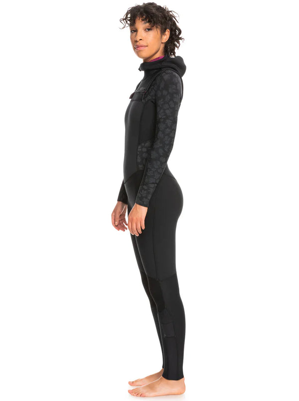 Roxy 5/4/3mm Swell Series Hooded Chest Zip Wetsuit - Women's