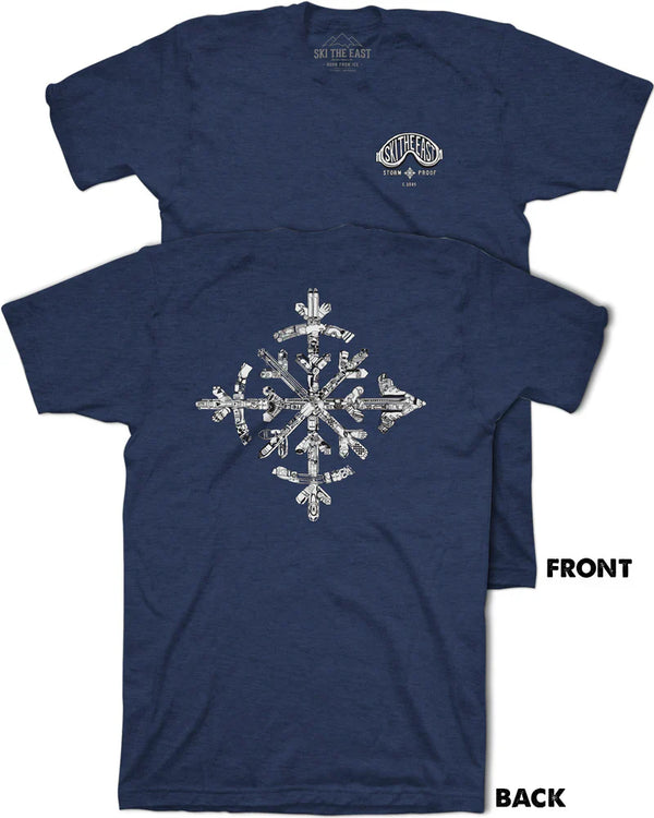 Ski The East Flurry Tee Shirt - Men's