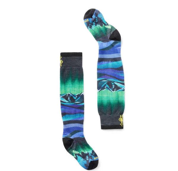 Smartwool Aurora Flash Print Ski Socks - Junior