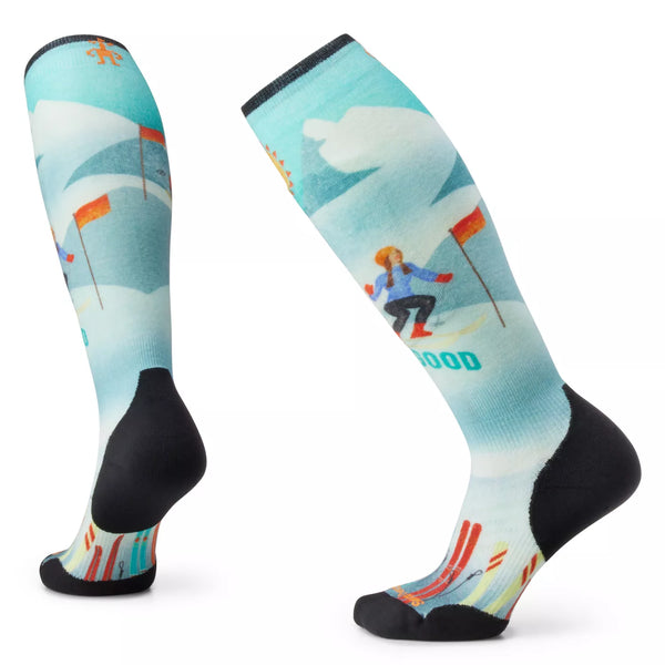 Smartwool Ski Targeted Cushion Snow Bunny Print Socks - Women's