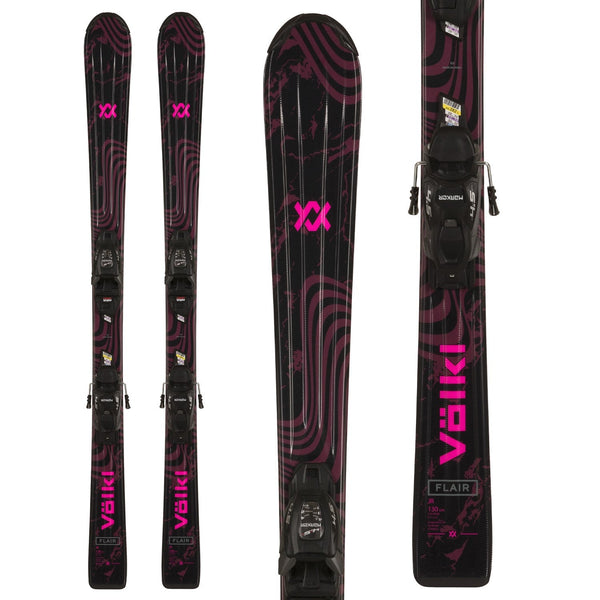 Volkl Flair Jr Skis + vMotion Bindings 2025 - Youth Girls