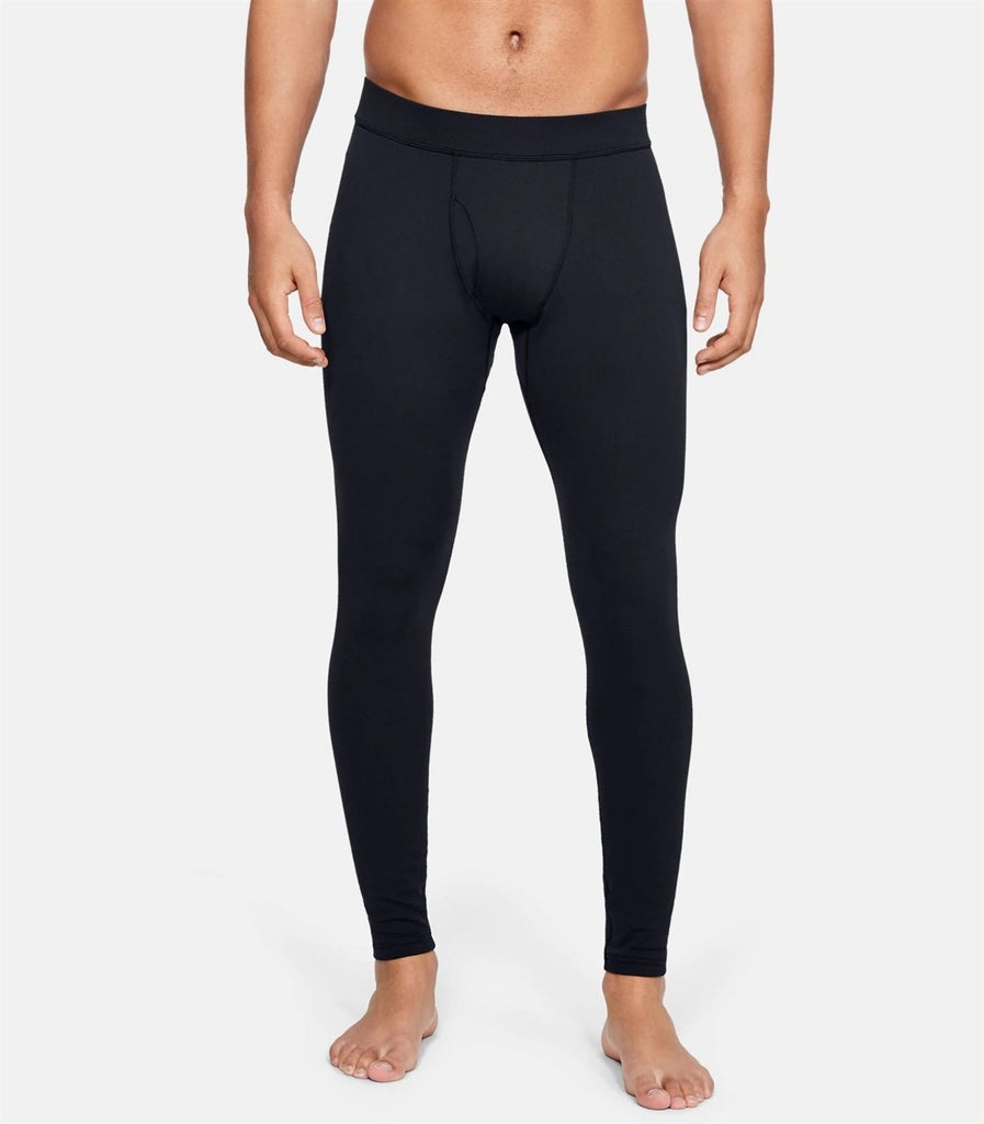 UNDER ARMOUR MEN'S NAVY BLUE COLDGEAR FITTED BASE 2.0 LEGGINGS SIZE SMALL