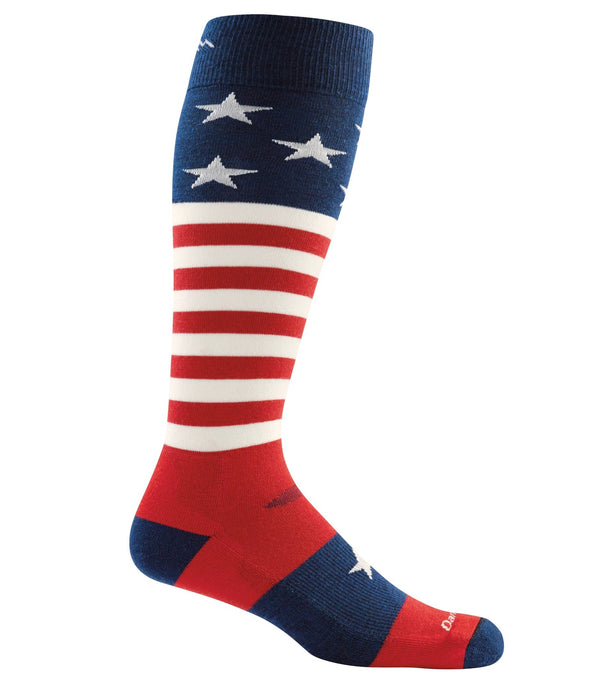 Darn Tough Captain Stripe Over The Calf Light Socks 1815 - Men's