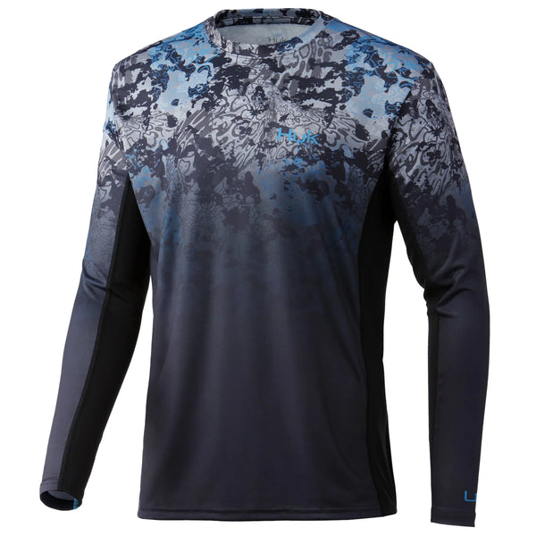 Huk Icon X Tide Change Fade Long Sleeve Shirt - Men's