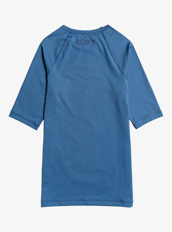 Roxy Beach Classics Short Sleeve Rashguard - Youth Girls