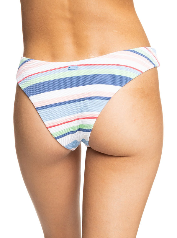 Roxy Line Up Cheeky High Leg Bikini Bottom - Women's