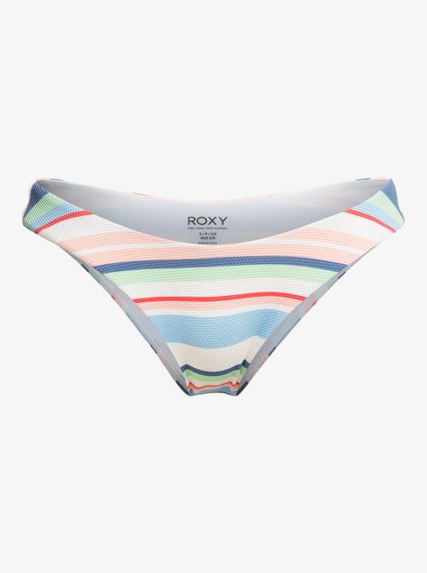 Roxy Line Up Cheeky High Leg Bikini Bottom - Women's