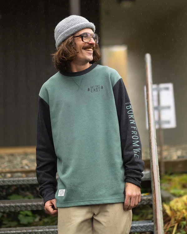 Ski The East Element Waffle Long Sleeve Crew - Men's