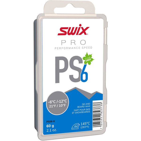 Swix PS6 60g Wax - Blue - 2024