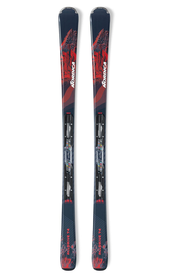 Nordica Alldrive 74 Skis + Compact 10 Bindings - 2024 - Men's