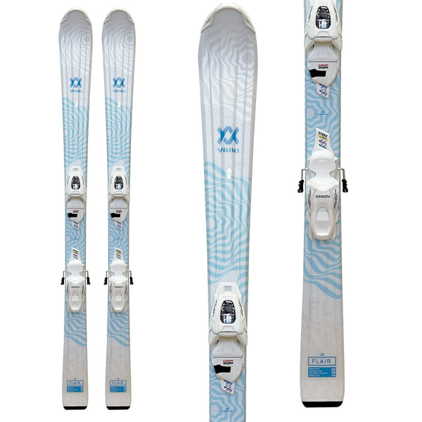 Volkl Flair Jr Skis + vMotion Bindings 2024 - Youth Girls