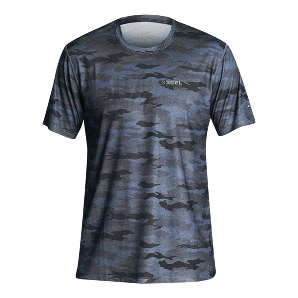 Xcel ThreadX Hawaiian Camo Short Sleeve UV Shirt - Men's